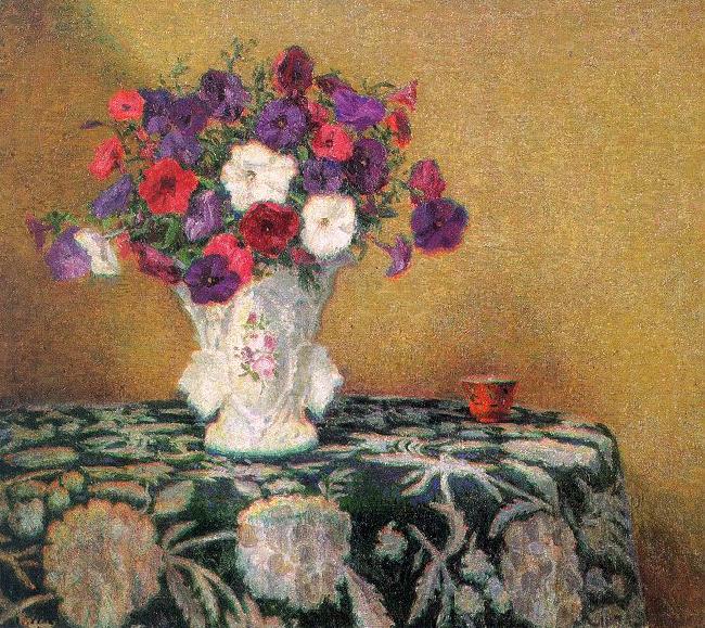 Wilson Irvine Still Life with Petunias France oil painting art
